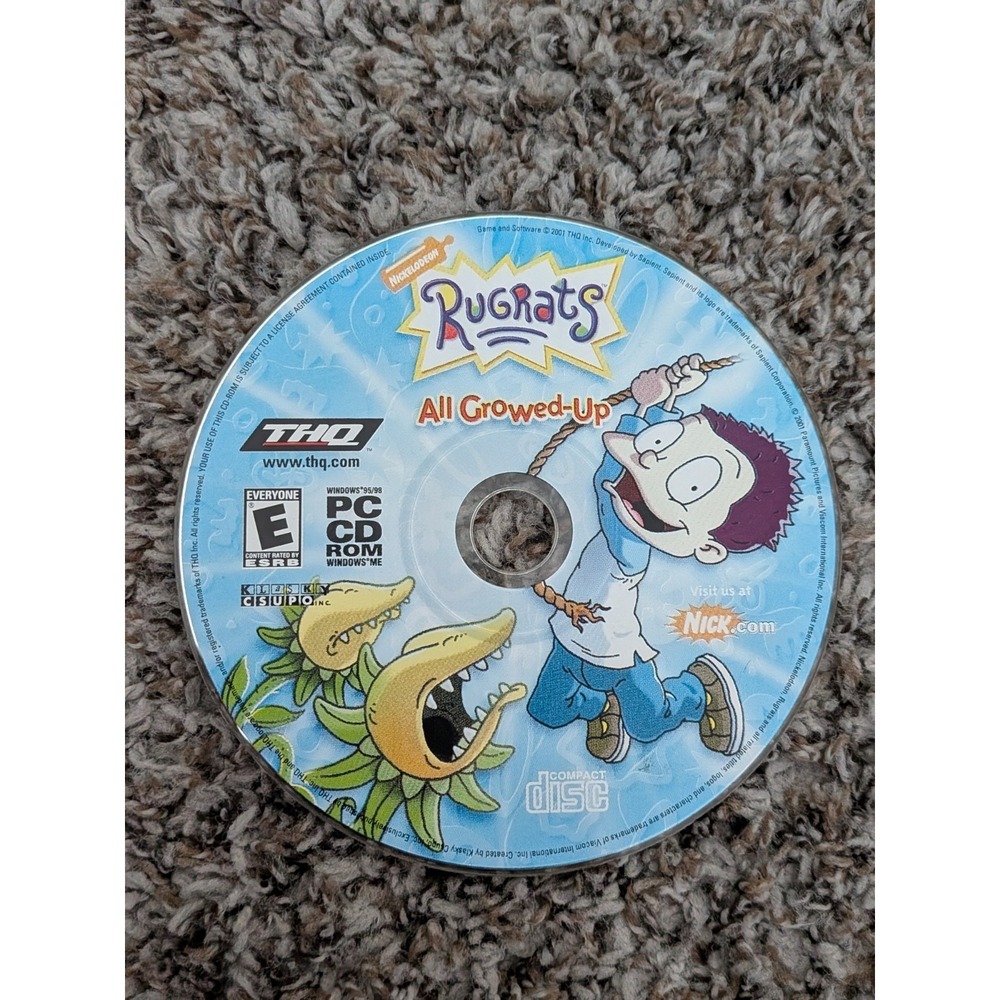 Rugrats All‎ Growed Up PC Game Video Game Disc Only THQ Nick